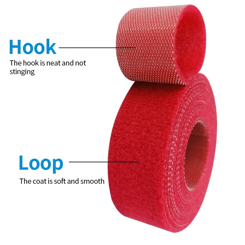 Home Office Cable Tie Roll Easy Quick Wrap Reusable Self-Gripping Hook Loop Straps for Wire Management Cut to Length