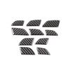 Carbon Fiber Interior Door Panel Cover Trim For Ford Ranger 15-21