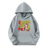 Child Fashion Lightweight Long Sleeve Pullover With Pockets  Print Hoodie