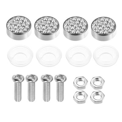 Car License Plate Fastener Kira Kira Screw Cap Cover