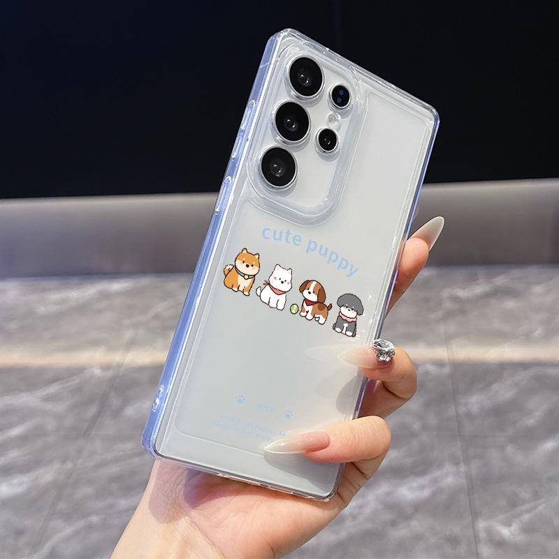 Clean and concise image Phone Case for Samsung A24 A25 A26 A31 A32 A33 A34 A35 A51 A53 A54 A71 A72 A73 Transparent Soft Covers