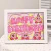 Kuromi Cartoon Diamond Painting Kit: Peace & Joy DIY Gift for Students and Kids.