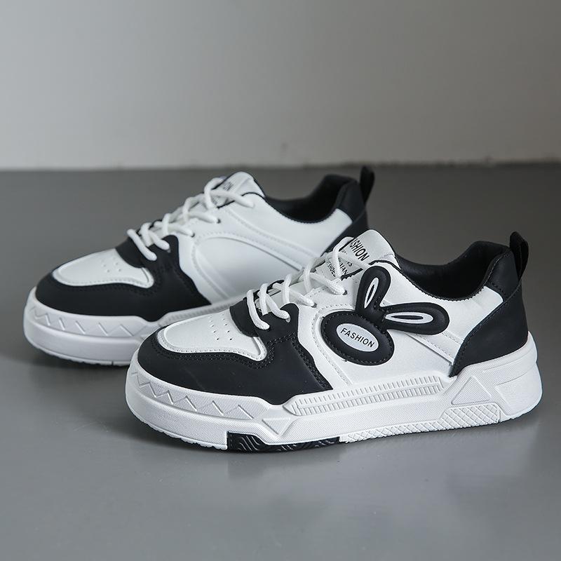 Cute Girl Little White Shoes Children Spring and Autumn New Ins Trendy Fashion Versatile Platform Casual Board Shoes