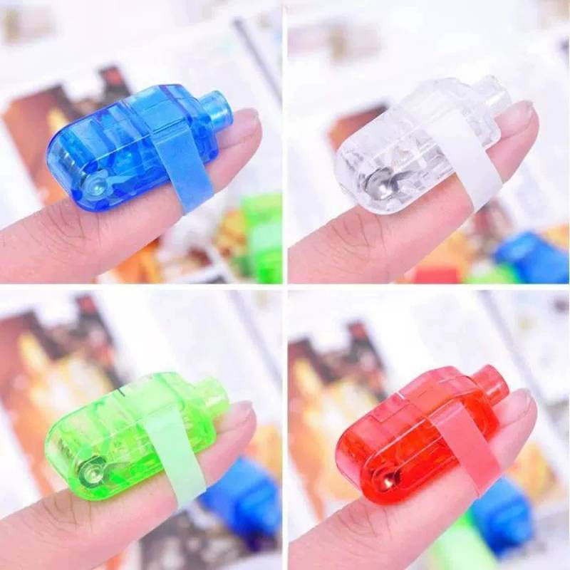 Juguete de Dedos con Luz LED para Fiestas de Discoteca y Conciertos con Efectos de Parpadeo de Colores para Niños y Adolescentes