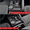 For 2024 Toyota Tacoma SR SR5 Accessories Carbon Fiber Gear Shift Panel Cover