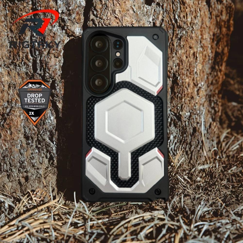 Exklusive Monarch Heavy Stoßfeste Rüstung Magnetische Handyhülle für Samsung S26 Ultra S25 S24 S23 S26ULTRA Robuste Schutzhülle