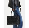 Handbag Calvin Klein Ck Woven Medium Shopper K60K612994 Black