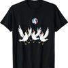 Mine Volleyball Seagulls Funny Beach Sports T Shirt Versatile Graphic Breathable Top For Ever