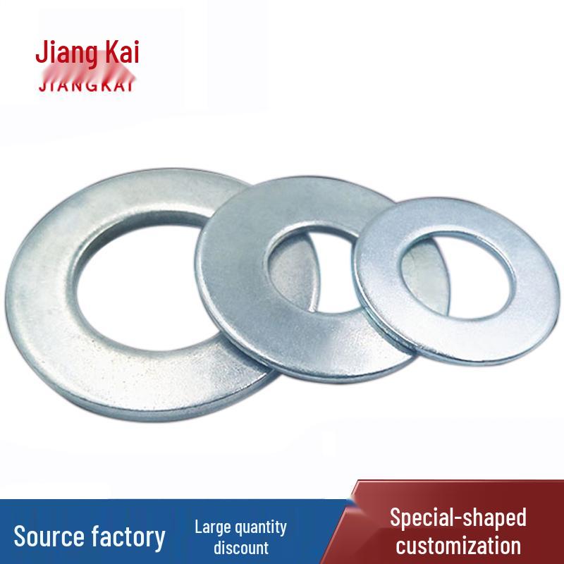 4.8 Grade Carbon Steel Zinc-Plated Flat Washer Spacer (Sizes M3 to M72)