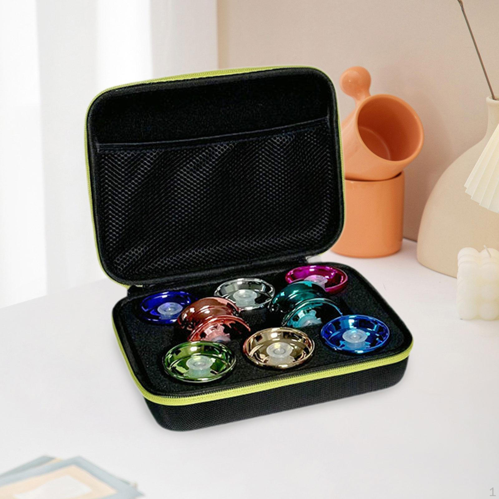 

Профессиональный чехол для йо-йо, 6 отверстий для хранения, чехол с ручкой, внутреннее отделение, сумка для переноски зелёный