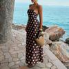 New European and American Women's Clothing Fashion Casual Polka Dot Suspender Dress Long Dress Spring and Summer New