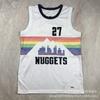 Herren Baumwoll-Basketballtrikot NBA Team City Edition Hitzepressung Benutzerdefinierter Name Nummer