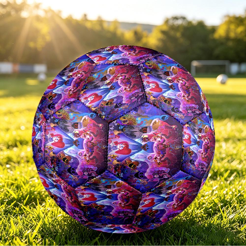 Poppy Playtime Print Size 5 Soccer Ball Durable Shock?Absorbing Sports Ball For Training Match Outdoor Playing