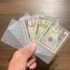 A6/A7 5Pcs Binder Pockets Binder Zipper Folders for 6-Ring Notebook Divider Page Waterproof PVC Leaf Document Filing Bag