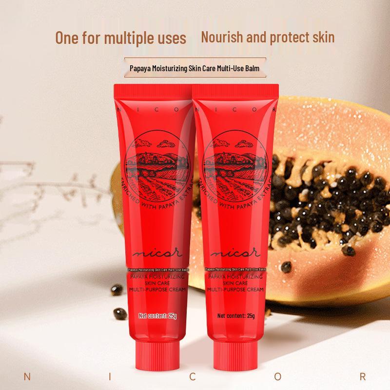 

Набор для ухода за кожей Nicor Nocoya Папайя: Увлажняющая помада и маска/бальзам для губ для более гладких, светлых линий губ - набор из 2 штук 25g each, 2 pieces