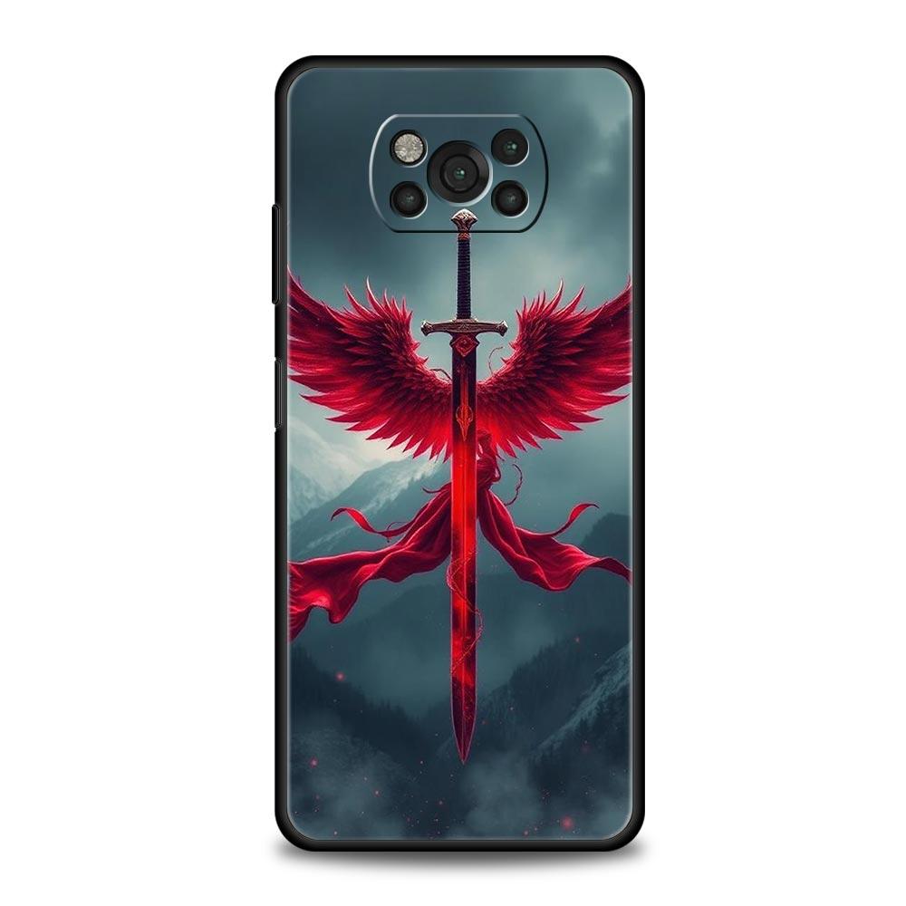 

The Sword Creative Pattern Phone Case for Xiaomi Poco F7 F6 F5 F4 F3 X6 X5 X4 X3 NFC F7 Ultra M4 C51 C55 GT 5G Soft TPU Cover Poco M4 Pro