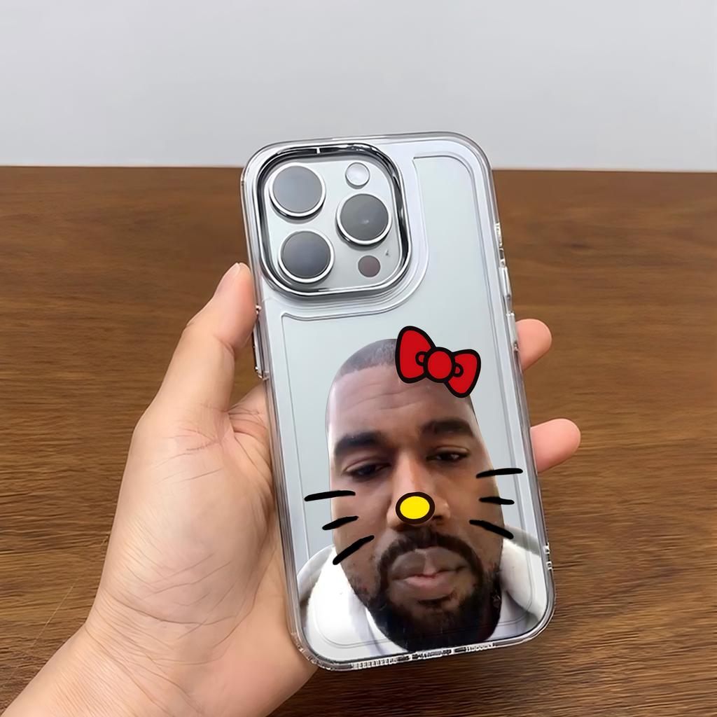 Funny  cartoon Kanye West YE Phone Case For Google Pixel 10 9 8 7 8A 9A XL Pro 4G 5G Transparent Soft Silicone TPU Back Cover