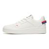 Anta Synthetic Leather Casual Coverage Slip Resistant Low Top Skateboard Shoes Men's White Blue Red 912018022-1