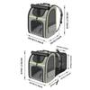 Foldable Pet Carrier Backpack Breathable Pet Travel Bag Expandable Cat Bag  Pet Supplies