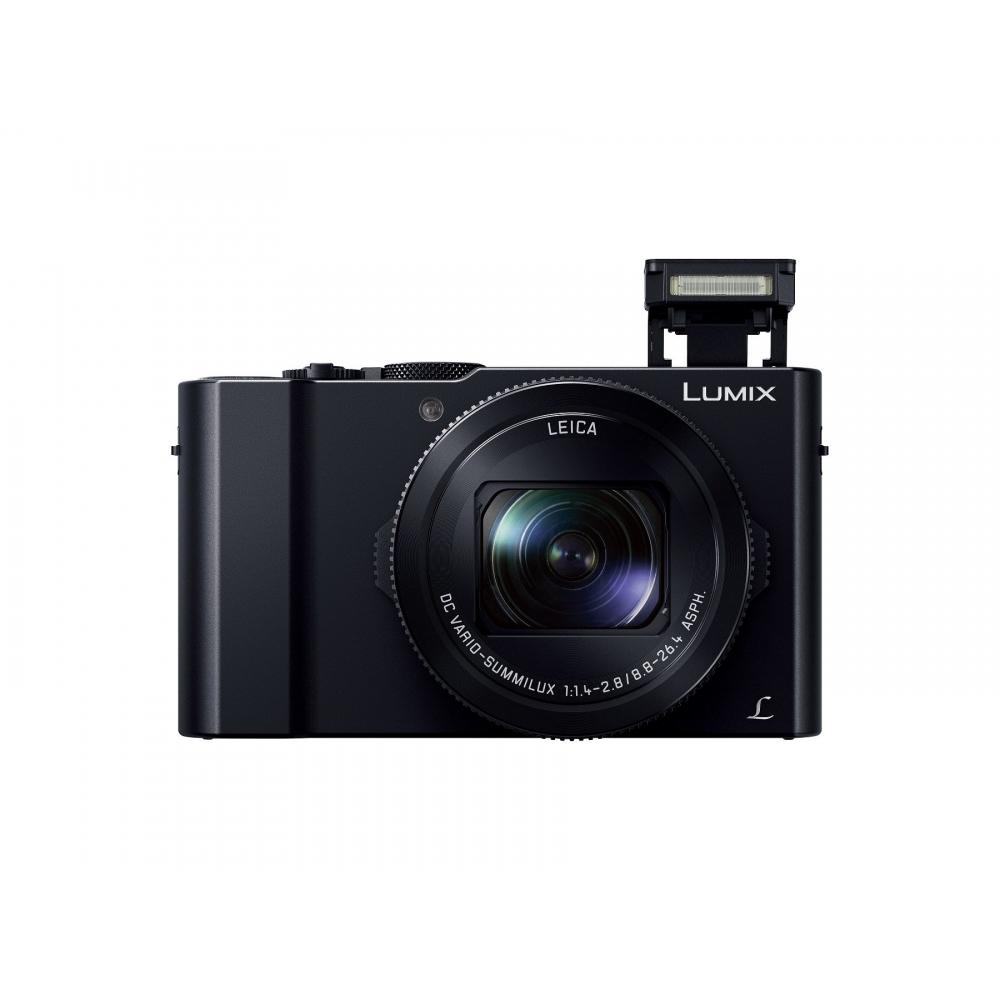Panasonic Kompakte Digitalkamera Lumix LX9 Ausgestattet mit 1.0-Typ-Sensor 4K-Video-kompatibel Schwarz DMC-LX9-K