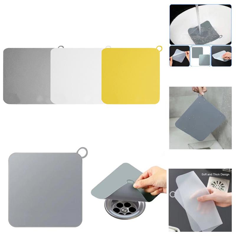 Thick Silicone Floor Drain Deodorant Cover Bathroom Deodorant Insect-Proof Seal Household Sewer Pipe Sink Anti-Smell Floor Cover