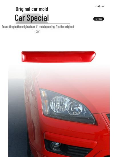05-06 Ford Focus Front Bumper Fog Light Trim & Headlight Eyebrow Panel