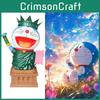 Statue Doraemon Of Liberty Pvc Display Action Figures Model Toy Decoration Gifts