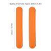 Wheelchair Arm Pads Long PU Leather Waterproof Orange Universal Drive Wheelchair Armrest