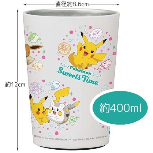 Skater Thermal Insulated Convenience Store Coffee Stainless Steel Tumbler 400ml M Pokemon Vacuum Insulated STCV2-A