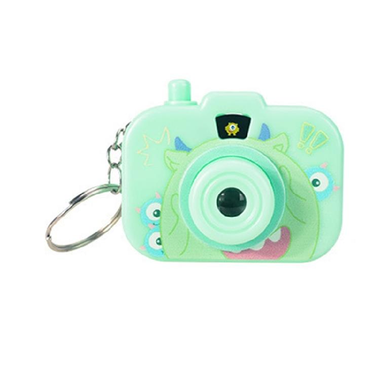 Creative Play Projector Camera Keychain For Kids Portable Plastic Toy With Cartoon Light Display Stylish Keyring
