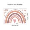 Cartoon Boho Rainbow Wall Sticker Children Room Decor For Kids Room Bedroom Girls Gift Living Room Home Decoration Wall Decals