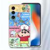 Phone Case for Samsung Galaxy A26 A24 A52 A31 A56 A50 A33 A52 A34 A35 A54 A15 A55 A23 A25 A51 A16 A36 A13 Cute Crayons Shinchans