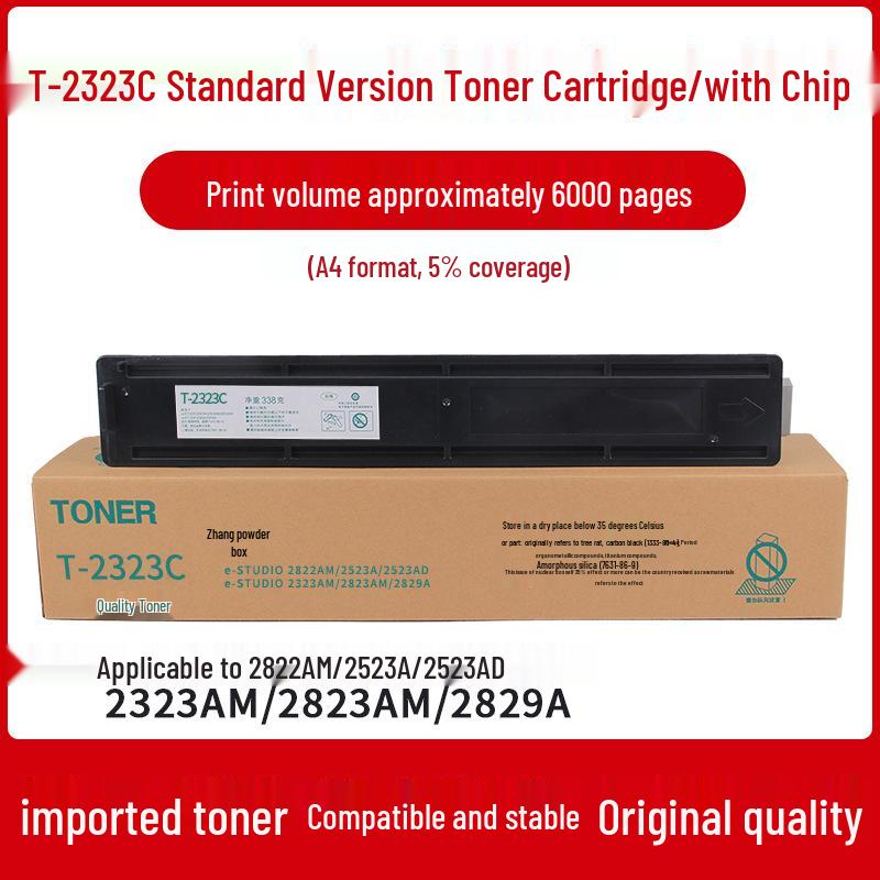 Kompatible Toshiba Tonerkartusche für Modelle: 2303A, 2523A, 2323AM, 2006, 2505, 2507, 2802A (T2309C)