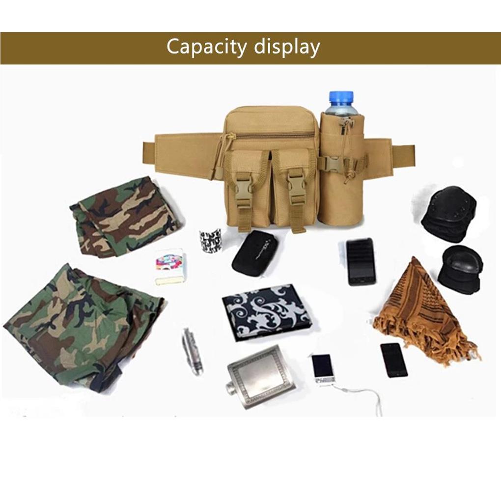 Outdoor Waist Belt Pouch Unisex Carrying Travel Case Trekking Multifunction Camping Pocket Holder Hiking Adjustable