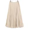 Theory Beige 100% Linen Pleated Skirt skirt S beigeUsed