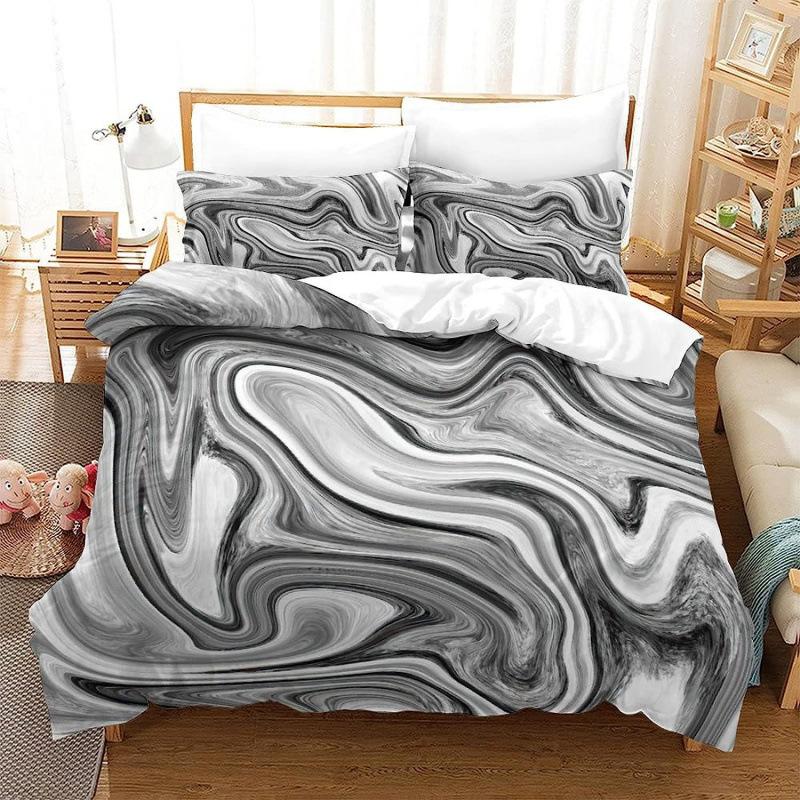 Bedding Three-Piece Digital Printing Home Textile Quilt Cover Bed Sheet