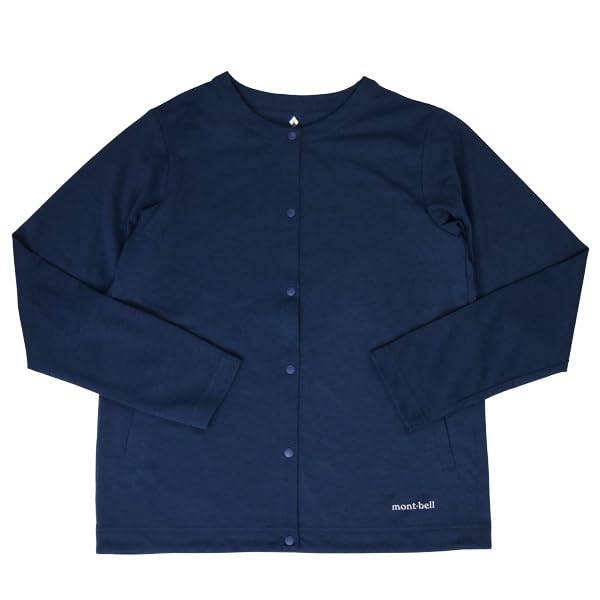 UV 1114463 [Montbell] Женский кардиган, Wickron, Быстросохнущий, Легкий, Защита, (военно-морской флот (NV)/XL)
