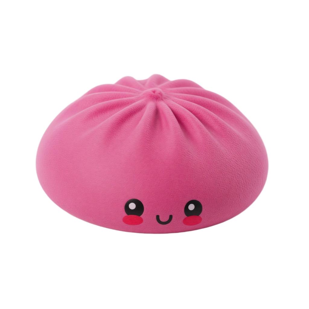 Giant 25cm Soft Squishy Bun Stress Relief Toy Slow Rising Squeeze Sensory Toy for Adults Kids Desk Decoration