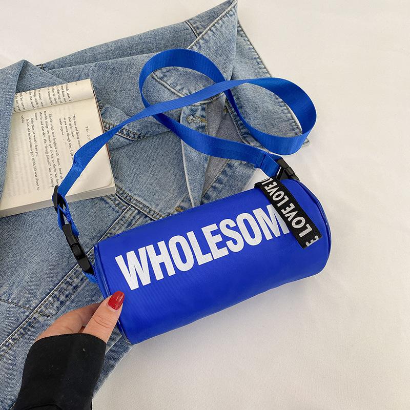 

Round-shaped Slanted Crossbody Small Bag, Trendy Single-shoulder Bag, Girl s Simple Casual Sports Money Bag синій