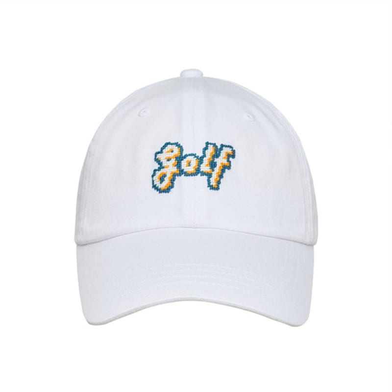 

LOLONG Golf NEEDLEPOINT HAT - WHITE FREE
