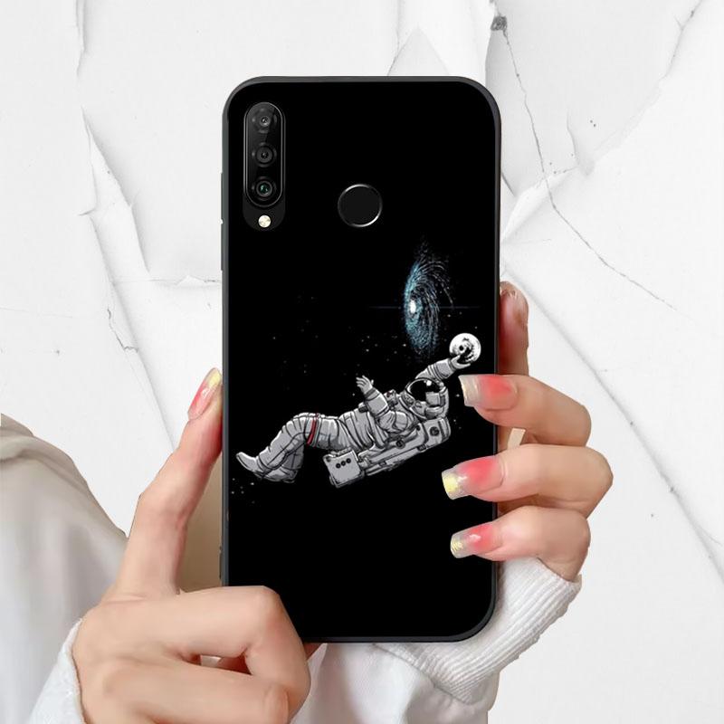 Phone Cover For Huawei P30 Lite Silicone Case MAR-LX1A Fashion Painted Shockproof Soft Fundas For Huawei Nova 4e Coque P30Lite
