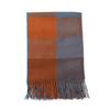 2025 Autumn/Winter Plaid Scarf for Women - Sweet Japanese & Korean Style, Warm Neck Warmer, Fashionable Imitation Cashmere Shawl