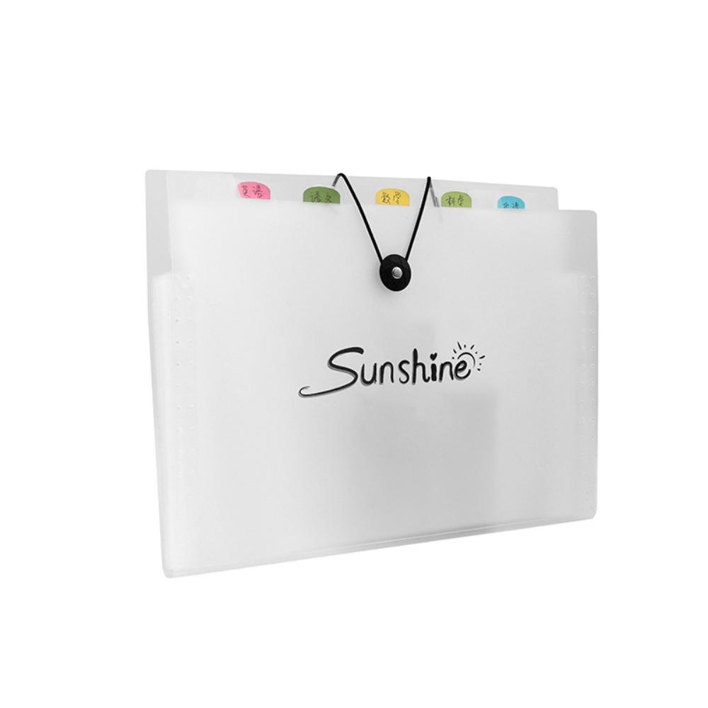 

Водонепроницаемая папка-органайзер формата А4 с 8 карманами, мультяшная сумка для документов, офис Sunshine