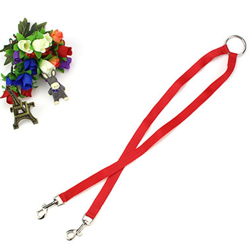 New Double Head Leash Double Dog Pet Adjustable Leash Nylon All Seasons Puppy for Harnesses Leads Pet Towing Rope Convenient