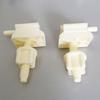 1Pair White Beige Hinge Bolts Screw Hinge Mounting Fittings  Bathroom Hardware Replacement Parts