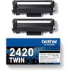 Toner - BROTHER - HLL2310D 2350DW 2370DN 2375DW MFCL2710DW 2730DW 2750DW - Noir - Pack De 2