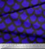 Soimoi Blue Japan Crepe Satin Fabric Fish Animal Skin Decor Fabric Printed Metre 42 Inch