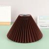 Modern Table Lamp Cover Washable Light Cover Home Decoration Pleated Lampshade  Floor Lamp