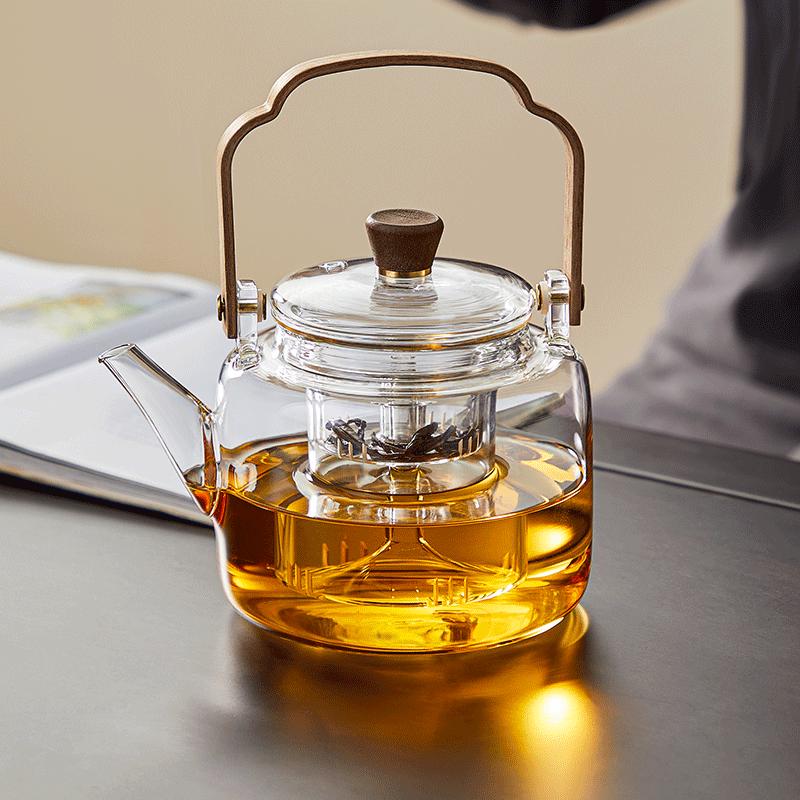 Mingguang Heat-Resistant Glass Teapot with Infuser