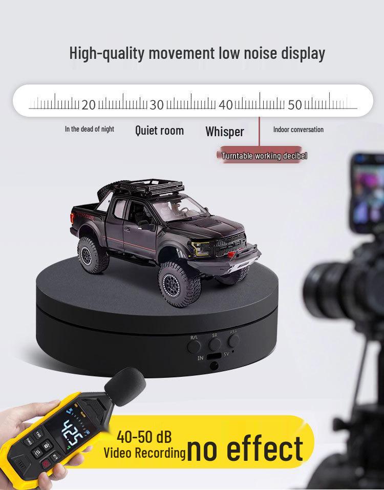 Electric Adjustable Rotating Display Stand for Live Streaming with Speed Control